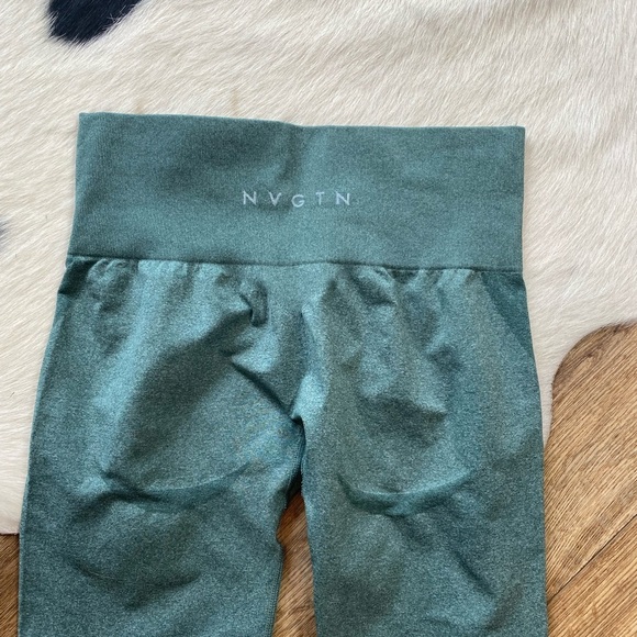 NVGTN Forest Green Contour Seamless Leggings - Picture 7 of 11